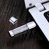 128Gb Jewelry Crystal Lipstick Usb Flash Drive,High Speed Memory Stick Pendrive,Silver