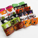 12 Yards 1" 25Mm Halloween Grosgrain Ribbon Assorted Wizard Pumpkin La
