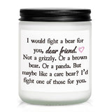 Friend Gifts For Women, Friend Birthday, Friendship Gifts For Women Soul Sister Bestie, Handmade Lavender Natural Soy Wax Candle (7Oz)