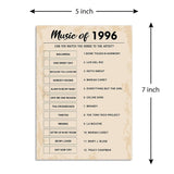 30Th Birthday Party Games, Music Of 1996 Games, Birthday Party Supplies For Adults, Fun 1996S Party Game?Pack Of 30 Cards