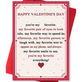 Sweet Valentines Day Cards Gift For Him Her, Happy Valentine'S Day Card For Husband Wife, Lovely Love Card For Girlfriend Boyfriend, Romantic Valentines Day Decorations Idea