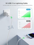 Apple MFi Certified USB C to Lightning Cable 10FT Braided Fast Charging Cord for iPhone 14 13 12 11 iPad