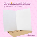 Funny Mother'S Day Card - Hilarious Birthday Card For Mom - Happy Mothers Day Cards From Daughter Son - Low Cost And In A Hurry