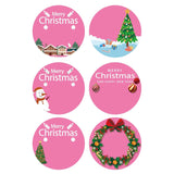 2 Inch 102 Pcs Merry Christmas Stickers Labels Adhesive Decorative Envelope Seals Stickers For Cards Envelopes Boxes