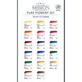 Mission Gold Class Pure Pigment Water Color Mwc-1517P, 15Ml 17 Colors