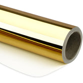 Gold Metallic Wrapping Paper - Solid Color Paper Perfect For Wedding, Birthday, Christmas, Baby Shower - 17.5 Inches X 32.8 Feet