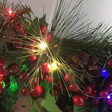Set Of 2 Battery Operated Mini Led Fairy Light Dewdrop Lights With Timer 6 Hours On/18 Hours Off For Wedding Centerpiece