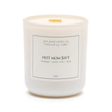 Hot Mom Ht Candle, Made With Soy Wax And Essential Oils, Champagne & Pomelo Citrus & Squad Fragrance, 16 Oz.