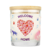 Welcome Home Candle - Pet Odor Eliminator - Non-Toxic Scented Candle, Gotcha Day Gift