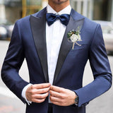 2Pcs Artificial Men'S Rose Boutonniere,Buttonhole Flowers With Pin And Clip Artificial Wedding Flower Bridal Bridesmaid White Corsage For Wedding,Party,Prom Suit Dress Decor, 8 X 14 Cm