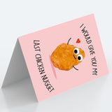Funny Food Themed Valentines Day Gifts For Him Her, Anniversary Birthday For Husband Wife, Cute Love Card For Girlfriend Boyfriend
