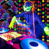 57 Pcs Let Glow Neon Party Supplies Including Glow In The Dark Decorat