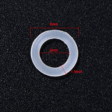 200 Pieces O Ring Keyboard, O Rings Keycaps, Clear Rubber Keycap Dampeners With Plastic Storage Box For Mx Switch And Mechanical Keys
