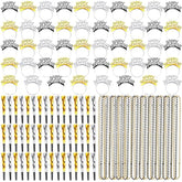 144 Pcs 2026 New Year Party Supplies Headbands, Noise Makers & Necklaces