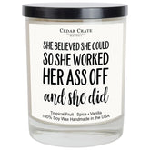 2025 Graduation Gifts For Her, Him, Funny Grad Candle, College, High School, Masters Degree, Phd, Nursing & Nurse Graduation Gifts For Women, Men – Made In The Usa