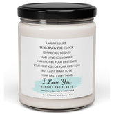 -Romantic Turn Back The Clock Candle – Heartfelt Love Gift For Wife, Husband, Boyfriend, Girlfriend – Hand-Poured Soy Wax, Anniversary, Valentine’S Day, Wedding Gift