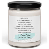 -Romantic Turn Back The Clock Candle – Heartfelt Love Gift For Wife, Husband, Boyfriend, Girlfriend – Hand-Poured Soy Wax, Anniversary, Valentine’S Day, Wedding Gift
