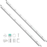 2 Pack Under Cabinet Power Strip 6 Outlets USB C USB A 36IN Hardwire White