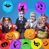 36Pc Halloween Punch Balloons β 18" Colorful Latex Party Favors for Kids