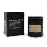 Bergamot + Eucalyptus | Luxury Scented Matte Black Jar Soy Candle With Box | Hand Poured In The Us | Highly Scented & Long Lasting