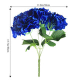 2 Pcs Hydrangea Artificial Flowers Royal Blue Hydrangeas 10 Heads Silk Hydrangea Flowers Bouquets Blue Artificial Flowers For Wedding Bouquet Table Centerpieces Floral Arrangements Home Decor