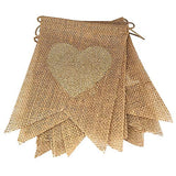 8 Pcs/Set MR and MRS Burlap Banner, Wedding Hanging Banner for Wedding Photo Props, Table or Backdrop Decorations