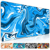 ?5 Colors 3 Sizes? Marbled Design Fluid Pattern Gaming Mouse Pad Large Mouse Pad For Desk Keyboard And Mouse Pad Desk Mat Computer Mat Protector Mat Office Desk Accessories Gifts - 31.5" L*11.8" W