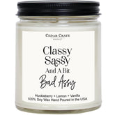 - Funny Candles For Women Adult Humor - Classy Sassy - Best Friend Birthday Gift For Who Have Everything, Retirement, Woman Coworker, Girlfriend, 100% Soy Wax, Handmade In Usa