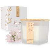 Scented Candle, 7.04 Oz White Musk Aromatherapy Candle, Natural Soy Wax With Wooden Wick, Candles For Home, 45 Hours Burn Time, Scented Jar Candle Gifts