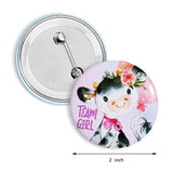 40 Pack Cow Gender Reveal Buttons Blue Cow Team Boy Pink Cow Team Girl Button Pins Party Games Ideas For Baby Shower Party Favors Gender Reveal Party Supplies