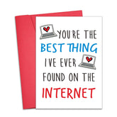 Valentines Day Card For Him Her, Anniversary Card To Husband Wife, Valentines Day Cards Gifts , Long Distances Relationship Gift For Boyfriend Girlfriend, Sweetest Day Card Cute Sentimental Gifts