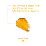 Gouache Pale Yellow Refills (50Ml/1.7Oz)|Intense Pigments, Easy Color Refill (2 Pcs.)