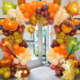 Fall Balloon Arch Kit 143pcs Thanksgiving Balloons for Autumn Baby Shower Birthday Party
