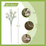 21" Baby Breath Artificial Flowers White, 30 Pcs Real Touch Fake Gypsophila Flower Bulk For Wedding Centerpieces Tables Decoration