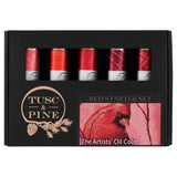 Artist Oil Paint - 40 Ml Set Of 5 - Reds - Non-Yellowing, Rich & Creamy Consistency, Maximum Pigment Load, Small Batch Milled Oil Paints Developed For Professional Artists