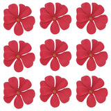 100 Pcs 2.8" Hawaiian Plumeria Frangipani Flower Heads Artificial Flower Heads For Wedding Flowers Garland Diy Jewelry Hair Clips Headbands Accessories(Red)