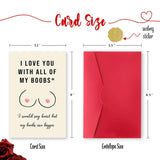 Valentines Day Gifts For Him, Funny Valentines Day Card For Husband Boyfriend, Naughty Valentine'S Day Card Gifts For Fiance, Happy Anniversary Card Gifts For Men