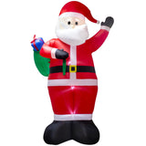 10 Foot Christmas Inflatable Santa Claus Carries The Package Christmas Blow Up Indoor Outdoor Yard Decoration- Wm - 10