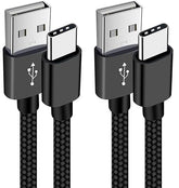 2 Pack 6FT USB C Charger Cable Braided Fast Charging Cord for Motorola Moto G Stylus G Power Samsung Android