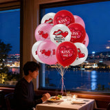 30 Pcs Valentine Balloons Day Party Decorations Valentines Latex Red Pink White For Anniversary Wedding Decor Supplies