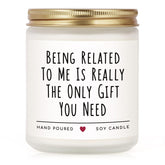 Funny Gifts For Brother, Brother Birthday Gifts, Brothers Gift From Sister, Soy Wax Lavender Candles For Siblings, Sister, Nephew, Friends