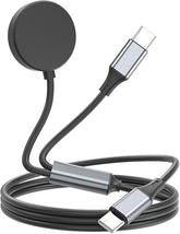 2 in 1 USB C Galaxy Watch Charger Cable 4FT Fast Charging Cord for Samsung Watch and Phone