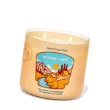Bath and Body Works Acorn Lane 3-Wick Scented Candle, Autumn Leaves Cinnamon Gala Apple Fragrance, 14.5 oz Jar with Lid, Soy and Paraffin Wax Blend, Decorative Fall Home Decor