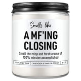Scented Candle, Funny Realtor Gifts For Women, Men, Clients, Real Estate Agent Supplies, Appreciation, Thank You, Christmas, Gifts For Realtors At Closing, Real Estate Broker, Salesperson