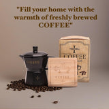 Coffee Candle With Cup Holder & Luxury Box, Soy Candles Non Toxic For Kitchen - Perfect Candles For Women, Eco-Friendly Soy Wax, Candle House