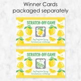 Big Dot of Happiness So Fresh - Lemon - Citrus Lemonade Party Game Scratch Off Cards - 22 Count