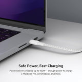 9.9FT 100W USB C to USB C Fast Charging Cable for iPhone Samsung Pixel iPad