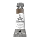 MaimeriBlu 12ml Single-Pigment Watercolor Paint - Burnt Umber PBr7 Professional Watercolor Paint - Lightfast and Transparent Watercolor Paint Tube for Artists