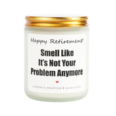 Retirement Gift For Woman Men, 9Oz Lavender Scented Aromatherapy Candle, Best 2025 Retired Gifts For Women Friends Coworker Teacher, Retirement Candle