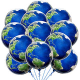 Globe Balloons Set - 22 Inch, Pack of 12, Travel Decorations